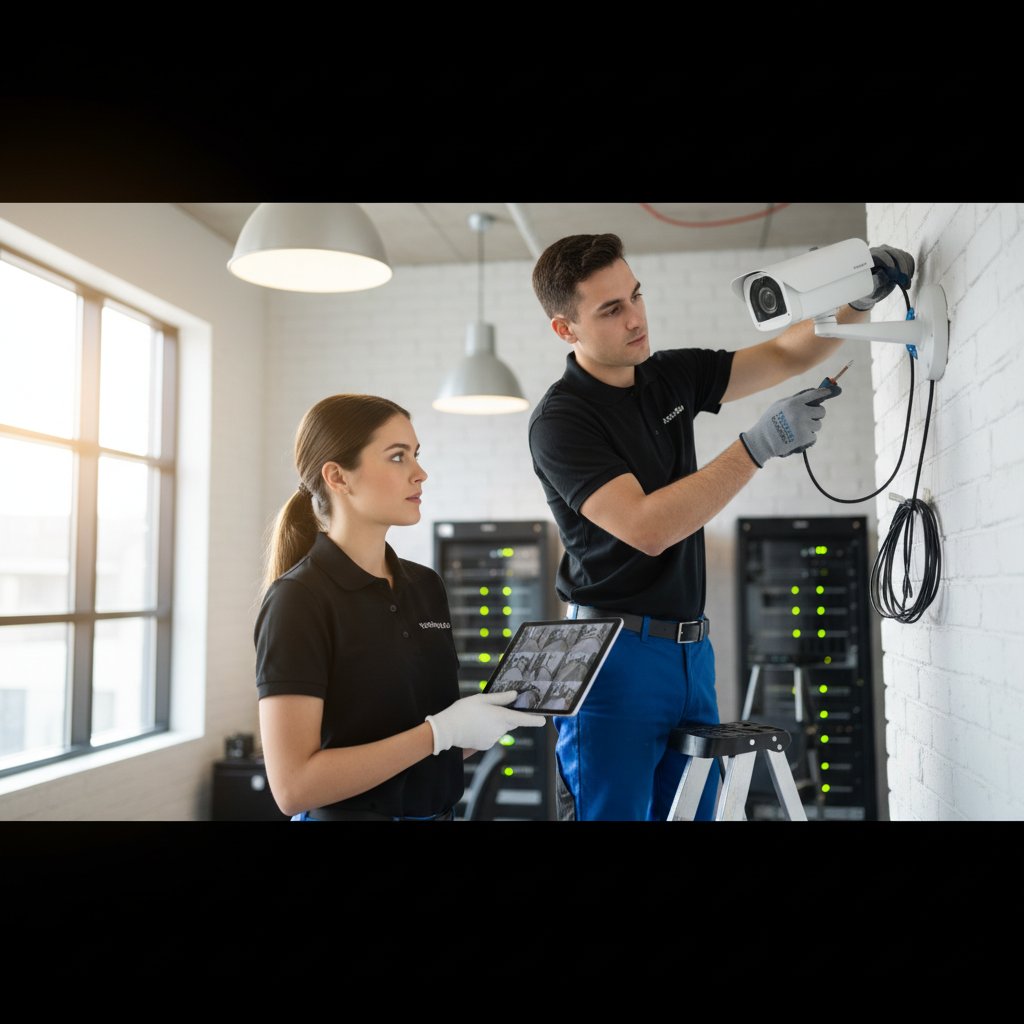 Professional surveillance system setup